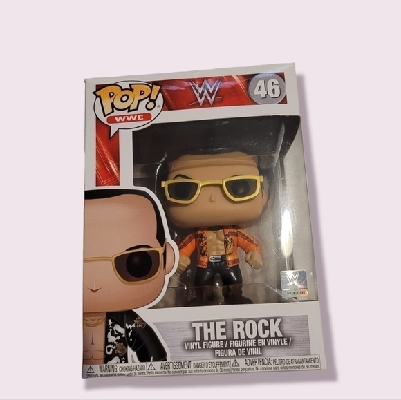WWE THE ROCK Funko POP # 46 - Picture 2 of 15